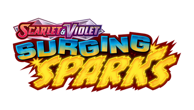 Pokémon Surging Sparks set logo | Collegged