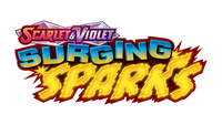 Pokémon Surging Sparks set logo | Collegged
