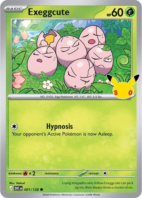 Exeggcute (1) - ME: 30th Celebration