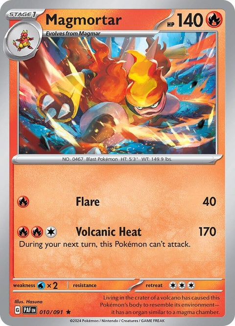 Magmortar (10) - Paldean Fates