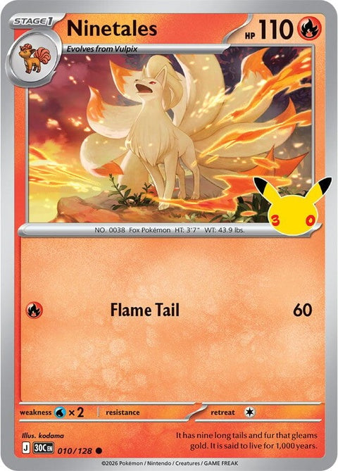 Ninetales (10) - ME: 30th Celebration