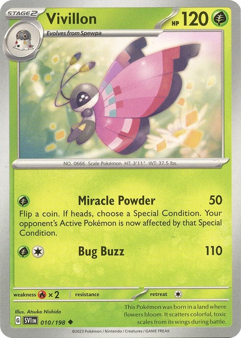 Vivillon (10) - Scarlet & Violet
