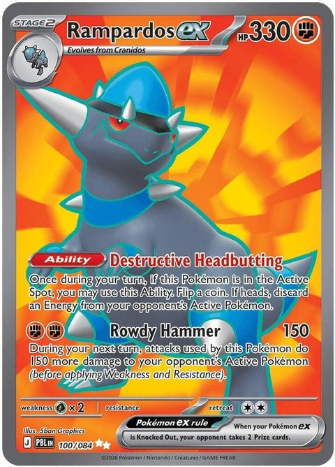 Rampardos Ex (100) - ME05: Pitch Black