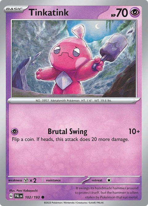 Tinkatink (102) - Paldea Evolved