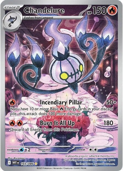 Chandelure (103) - White Flare