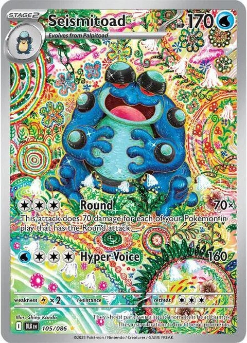 Seismitoad (105) - Black Bolt