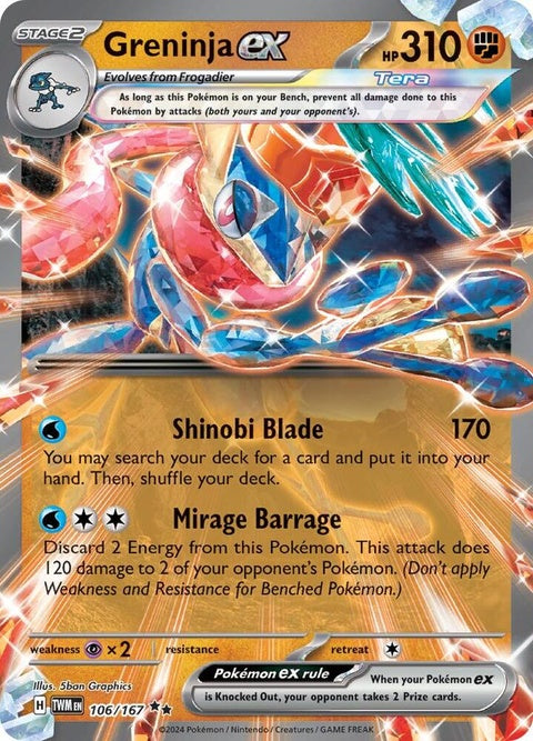 Greninja Ex (106) - Twilight Masquerade