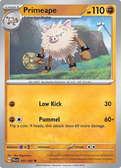 Primeape (107) - Paldea Evolved