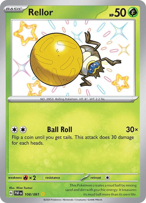 Rellor (108) - Paldean Fates