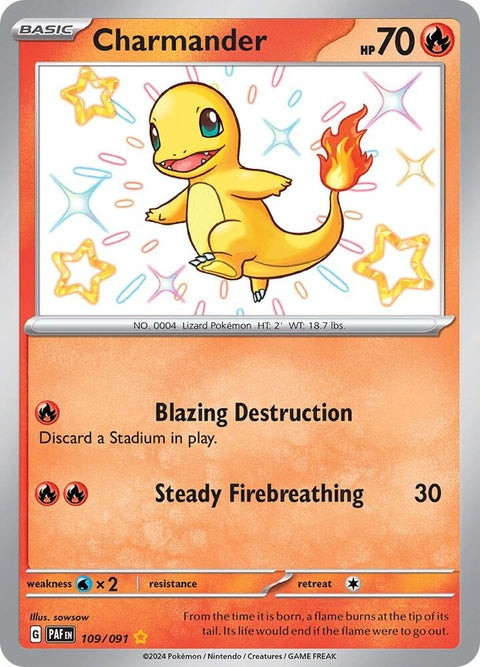 Charmander (109) - Paldean Fates