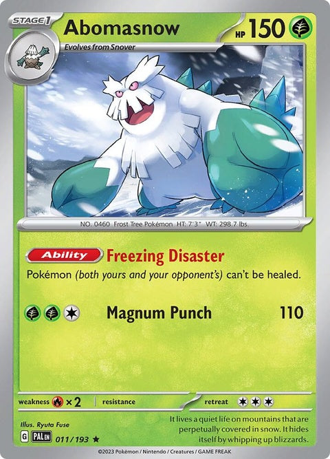 Abomasnow (11) - Paldea Evolved