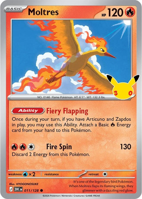 Moltres (11) - ME: 30th Celebration