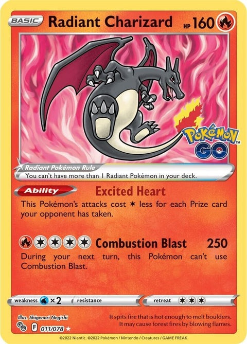 Radiant Charizard (11) - Pokémon GO