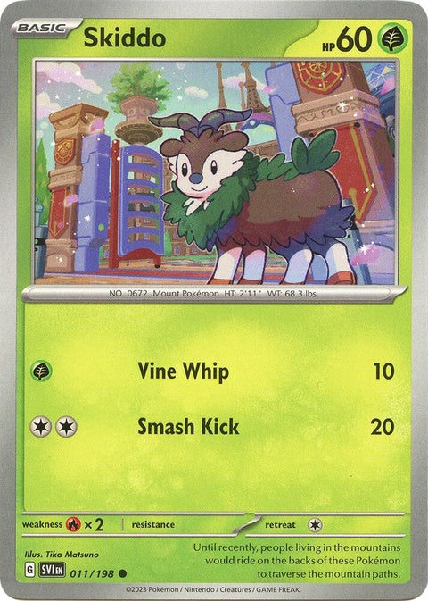 Skiddo (11) - Scarlet & Violet