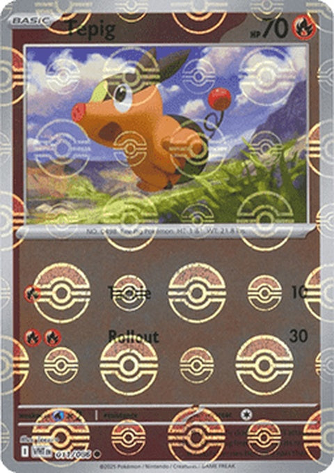 Tepig (11) - White Flare