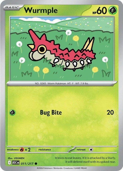 Wurmple (11) - ME: Ascended Heroes