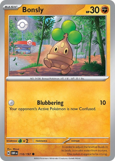 Bonsly (110) - Obsidian Flames