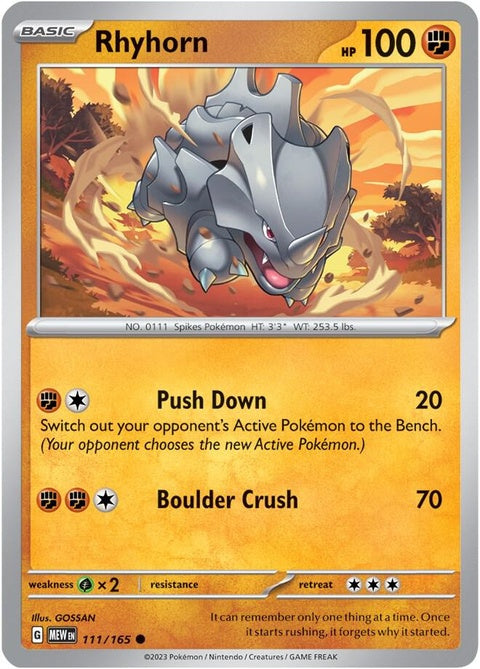 Rhyhorn (111) - 151