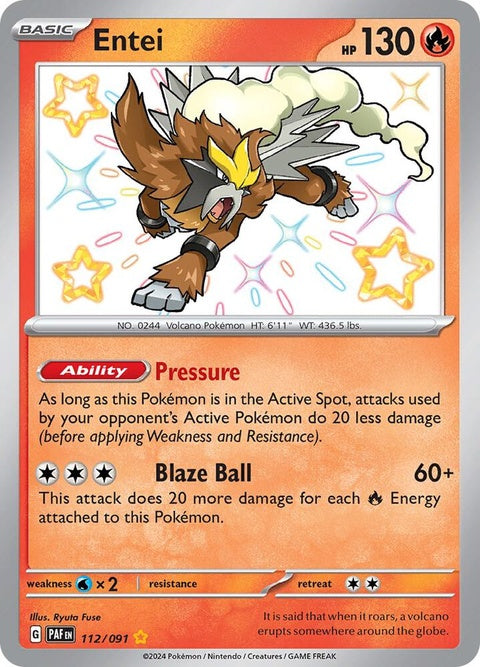Entei (112) - Paldean Fates