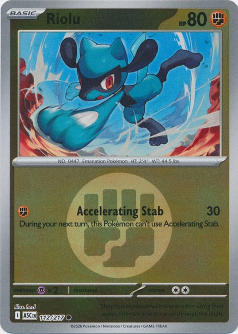 Riolu (112) - ME: Ascended Heroes