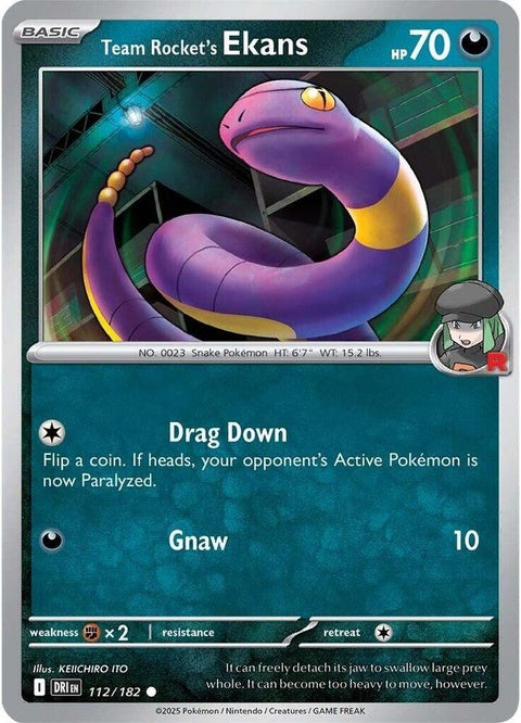 Team Rocket's Ekans (112) - Destined Rivals