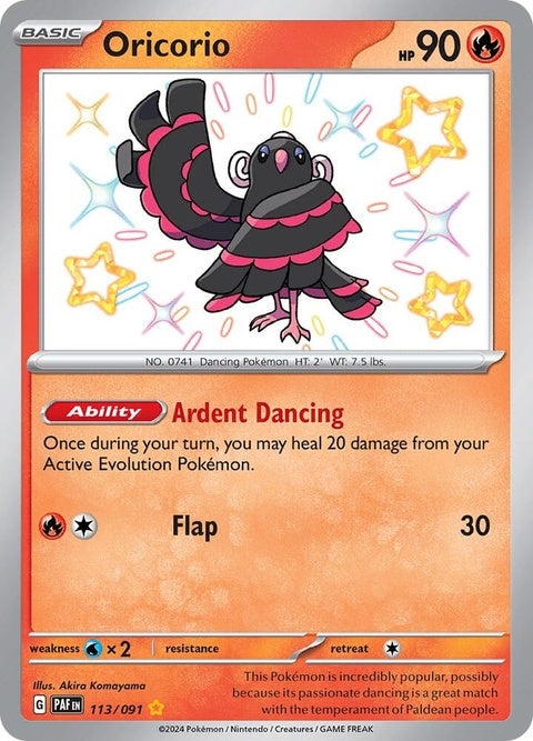 Oricorio (113) - Paldean Fates