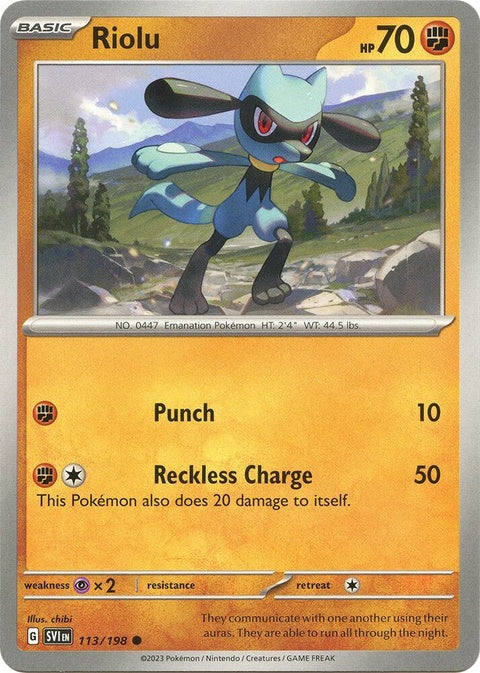 Riolu (113) - Scarlet & Violet