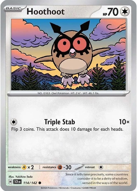Hoothoot (114) - Stellar Crown