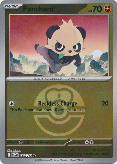 Pancham (115) - ME: Ascended Heroes