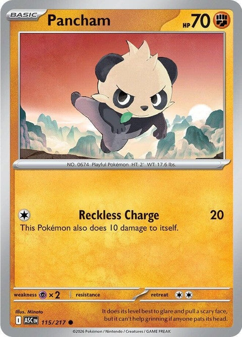 Pancham (115) - ME: Ascended Heroes