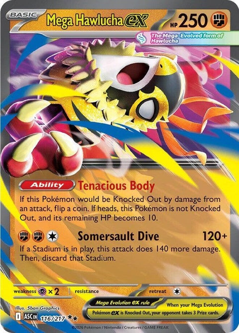 Mega Hawlucha Ex (116) - ME: Ascended Heroes