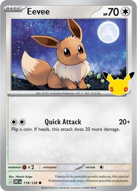 Eevee (118) - ME: 30th Celebration
