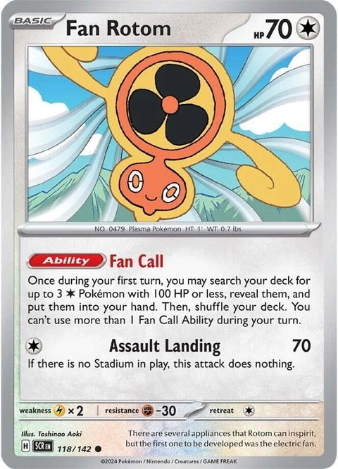Fan Rotom (118) - Stellar Crown
