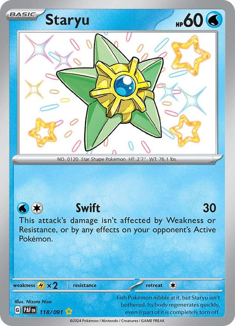 Staryu (118) - Paldean Fates