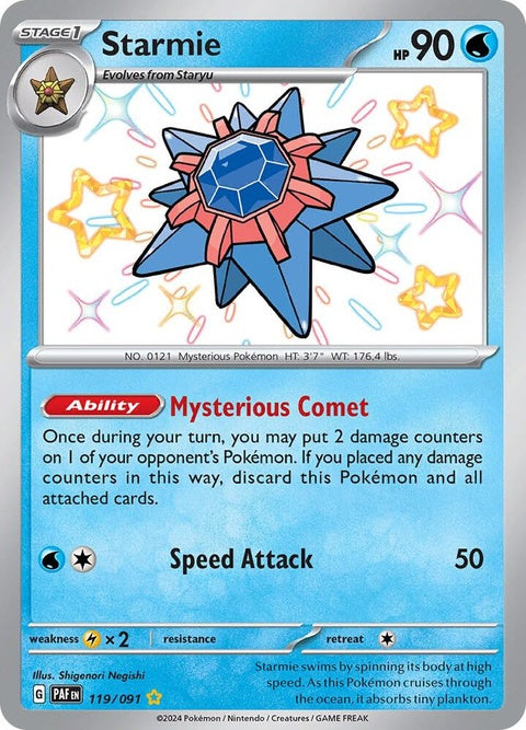 Starmie (119) - Paldean Fates