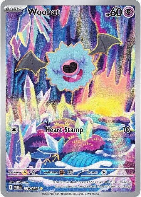 Woobat (119) - White Flare