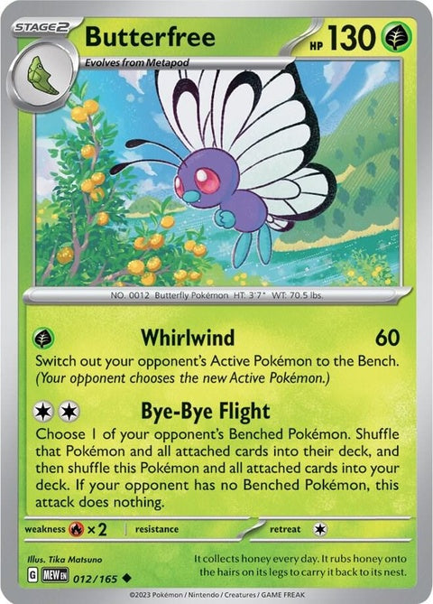 Butterfree (12) - 151