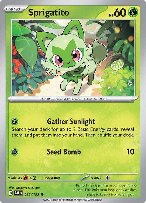 Sprigatito (12) - Paldea Evolved