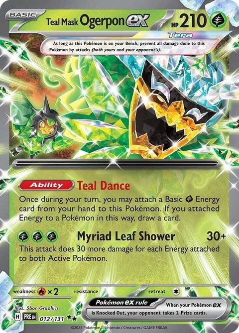 Teal Mask Ogerpon Ex (12) - Prismatic Evolutions