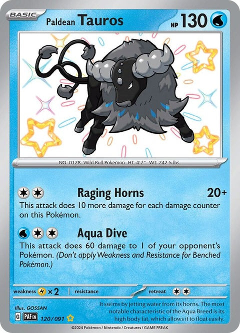 Paldean Tauros (120) - Paldean Fates