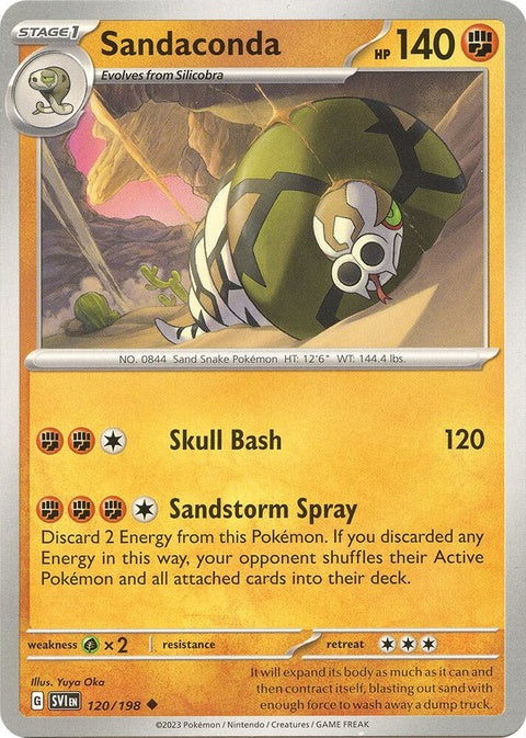 Sandaconda (120) - Scarlet & Violet