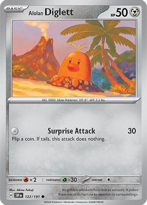 Alolan Diglett (122) - Surging Sparks