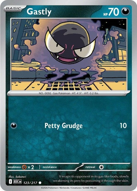 Gastly (123) - ME: Ascended Heroes
