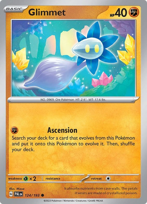 Glimmet (124) - Paldea Evolved