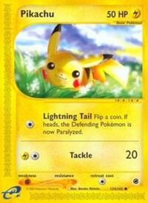 Pikachu (124) - Expedition Base Set