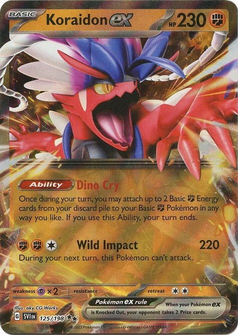 Koraidon Ex (125) - Scarlet & Violet