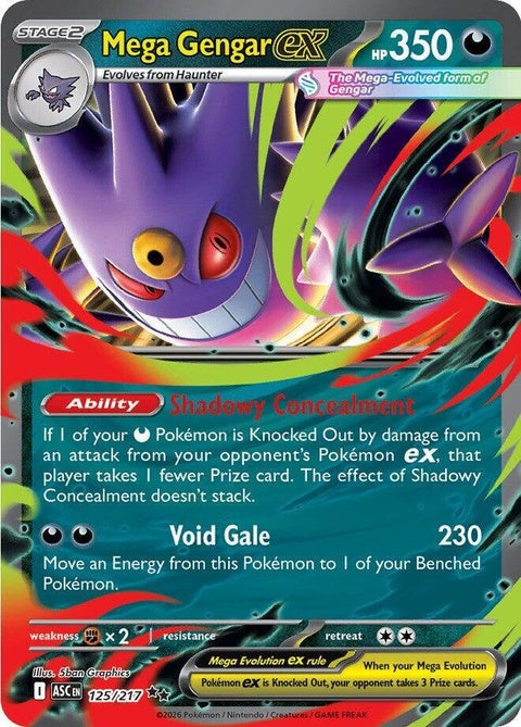 Mega Gengar Ex (125) - ME: Ascended Heroes