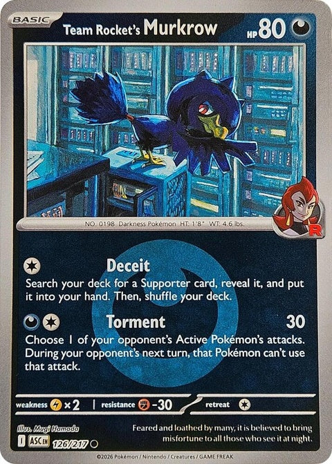 Team Rocket's Murkrow (126) - ME: Ascended Heroes