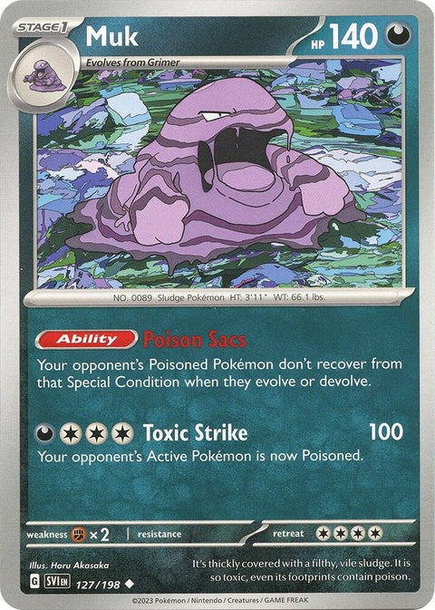 Muk (127) - Scarlet & Violet