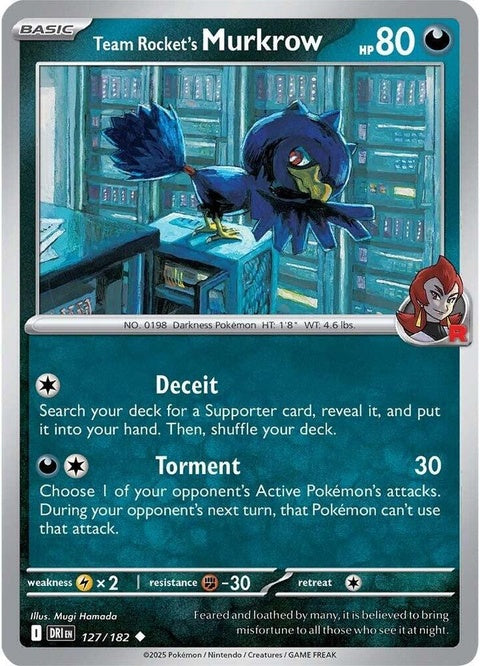 Team Rocket's Murkrow (127) - Destined Rivals